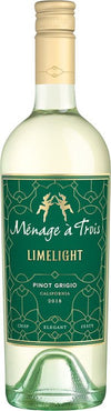 Ménage a Trois Limelight Pinot Grigio, 2018