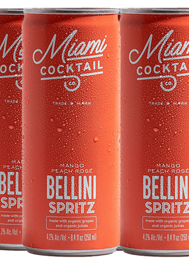 Miami Cocktail Co. Bellini Spritz, 4-pack (250mL)