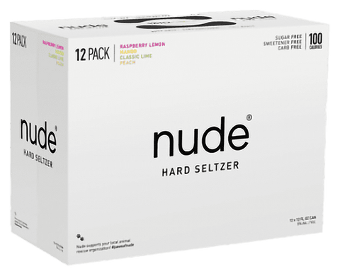 Nude Hard Seltzer Variety Pack, 12-pack