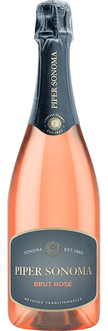 Piper Sonoma Brut Rose Champagne, 750mL