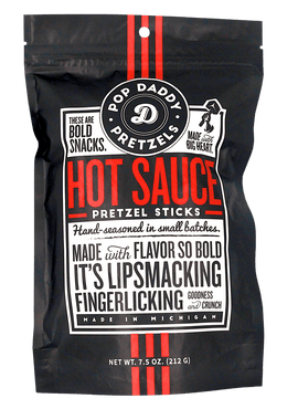 Pop Daddy Hot Sauce Pretzels, 7.5 oz