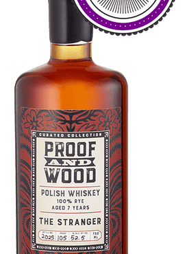 Proof and Wood 7-Year Polish Rye Whiskey, 750mL