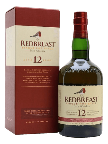 Redbreast 12-Year Irish Whiskey, 750mL