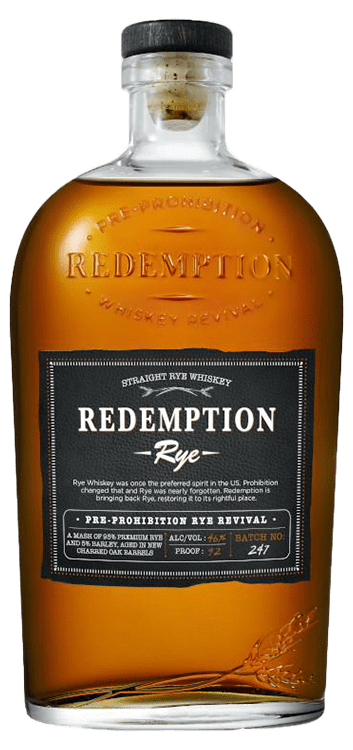 Redemption Rye Whiskey, 750mL – Transpirits