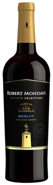 Robert Mondavi Private Selection Merlot Aged in Rum Barrels, 2018