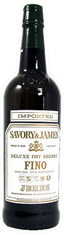 Savory & James Deluxe Dry Sherry Fino 2017