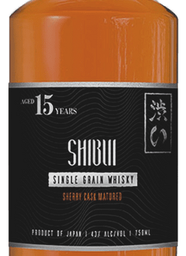 Shibui 15-Year Japanese Whisky with Sherry Cask Finish