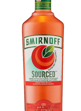Smirnoff Ruby Red Grapefruit Vodka, 750mL