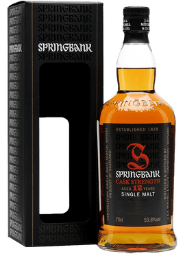 Springbank 12-Year Cask Strength Scotch, 750mL