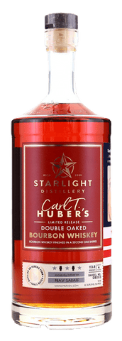 Starlight Distillery Double Oaked Bourbon Whiskey, 750mL
