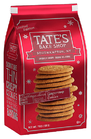 Tate's Bake Shop Ginger Snap Cookies, 7 oz