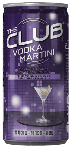 The Club Vodka Martini, 200mL