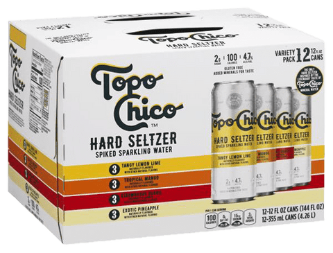 Topo Chico Hard Seltzer Variety Pack, 12-pack