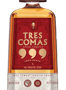 Tres Comas Tequila Anejo, 750mL