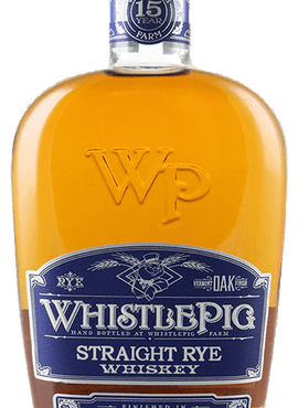 WhistlePig 15-Year Straight Rye Whiskey, 750mL