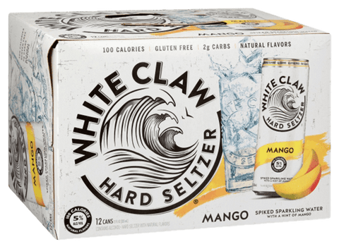 White Claw Mango Hard Seltzer, 12-pack