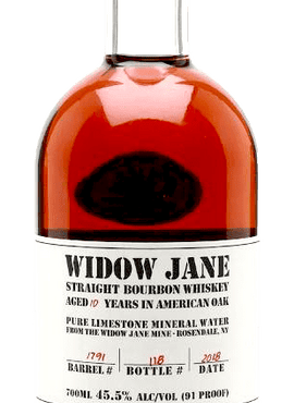 Widow Jane 10-Year Straight Bourbon Whiskey, 750mL