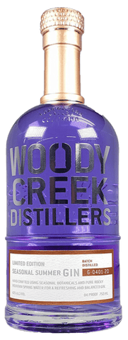 Woody Creek Seasonal Summer Gin, 750mL