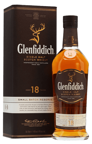 Glenfiddich 18-Year Small Batch Scotch Whisky, 750mL