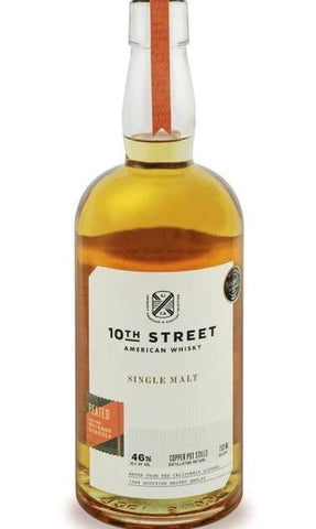 10th Street Single Malt Whiskey, 750mL