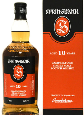 Springbank 10-Year Scotch, 750mL